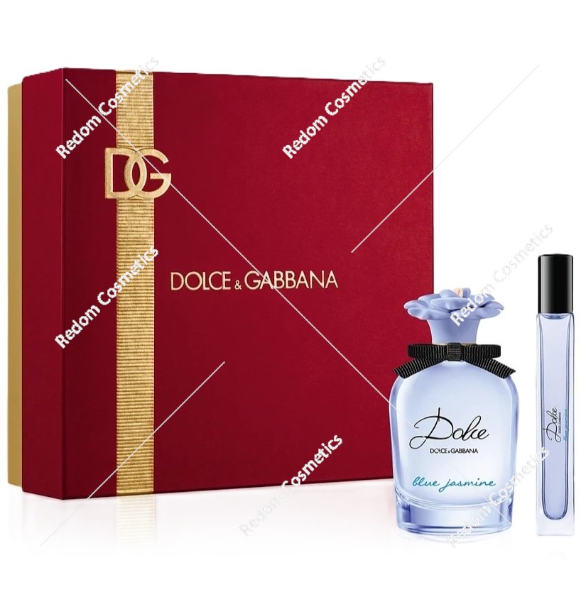 Dolce & Gabbana Dolce Blue Jasmine woda perfumowana dla kobiet 75 ml + woda perfumowana 10  ml