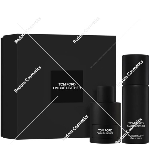 Tom Ford Ombre Leather woda perfumowana dla mężczyzn 100 ml + perfumowany spray do ciała 150 ml