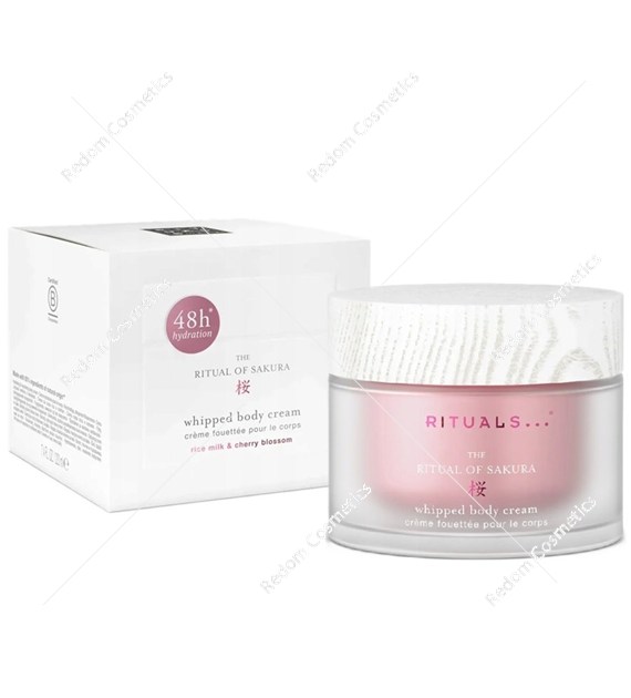Rituals The Ritual of Sakura Balsam Krem do ciała kwiat wiśni 220 ml (szklane opakowanie)
