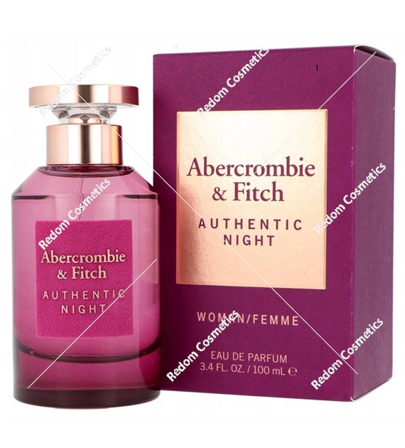 Abercrombie & Fitch Authentic Night woda perfumowana dla kobiet 100 ml