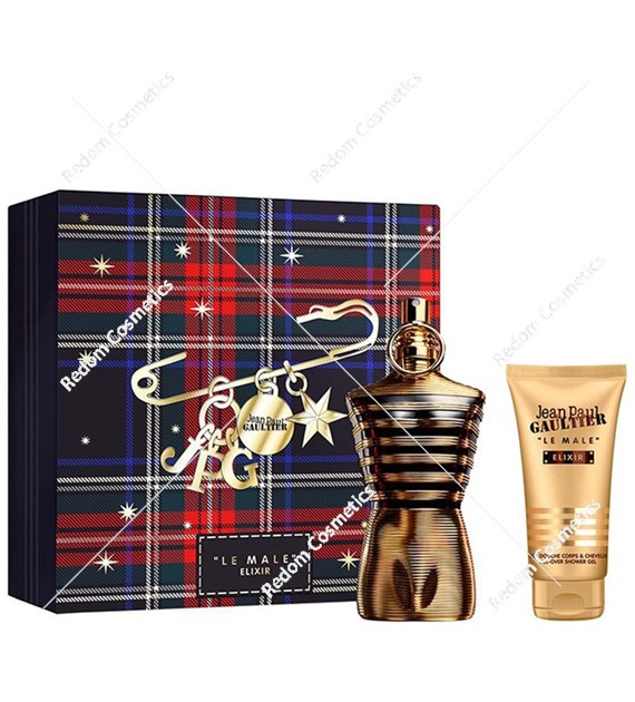 Jean Paul Gaultier Le Male Elixir woda perfumowana dla mężczyzn 125 ml + żel pod prysznic 75 ml