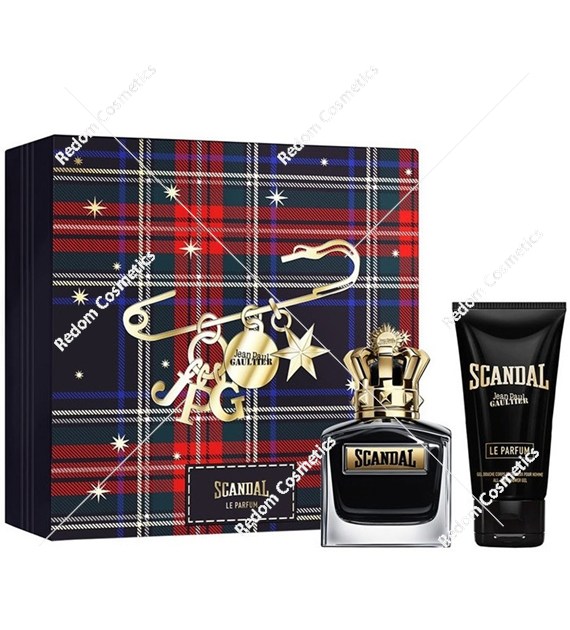 Jean Paul Gaultier Scandal Le Parfum woda perfumowana zestaw dla mężczyzn 100 ml + żel pod prysznic 75 ml