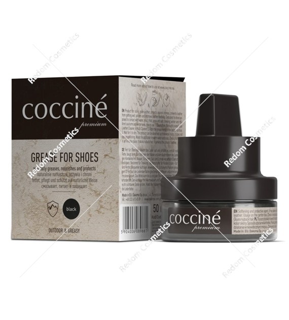Coccine tłuszcz ochronny do butów 50 ml czarny