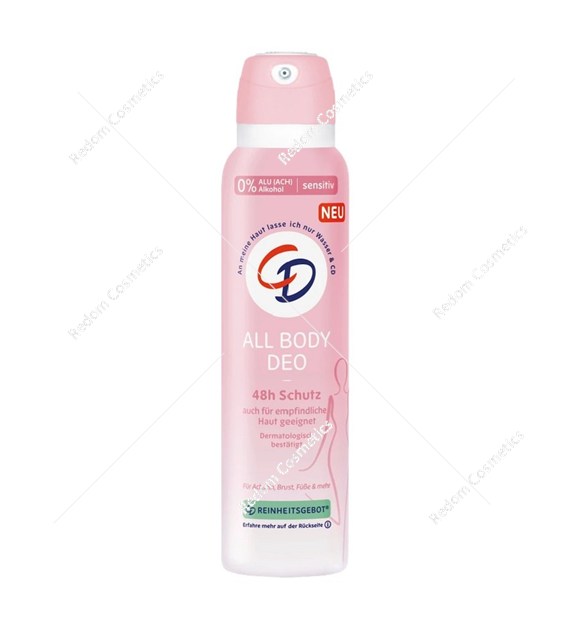 CD dezodorant All body dla kobiet 150 ml spray