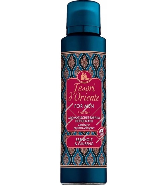 Tesori d'Oriente dezodorant 150ml for men drewno hebanowe i żeń-szeń