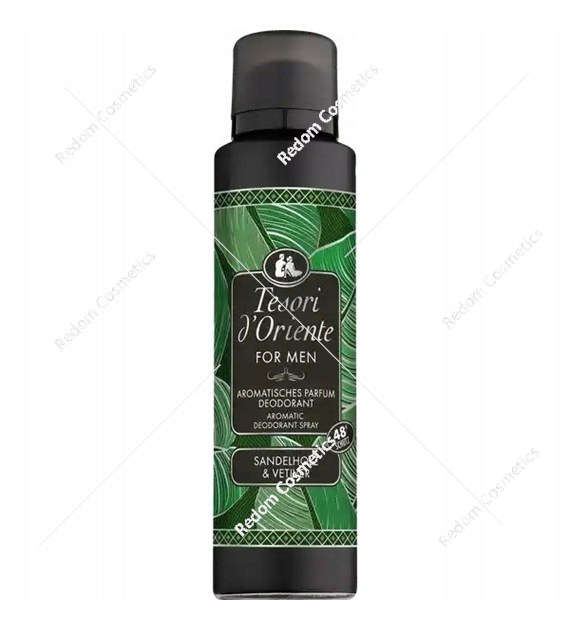 Tesori d'Oriente dezodorant 150ml for men drzewo Sandałowe i Kaszmir