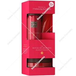 Rituals The Ritual Of Ayurveda Trial Set Pianka pod prysznic 50 ml + Krem do ciała 70 ml + Peeling do ciała 125 g
