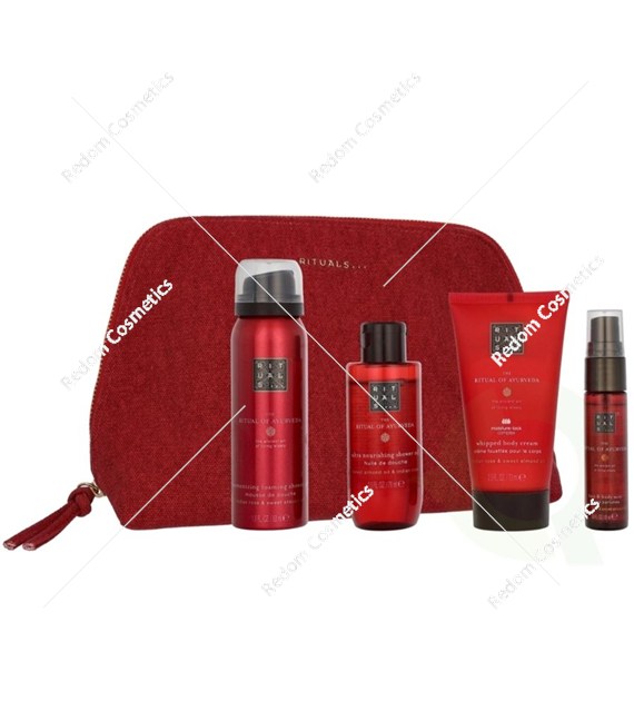 Rituals zestaw Ayurveda z kosmetyczką 4 - elementy
