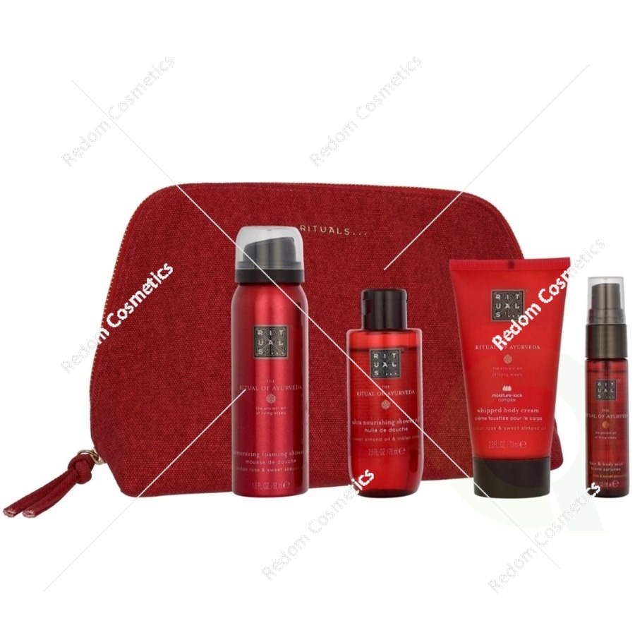 Rituals zestaw Ayurveda z kosmetyczką 4 - elementy
