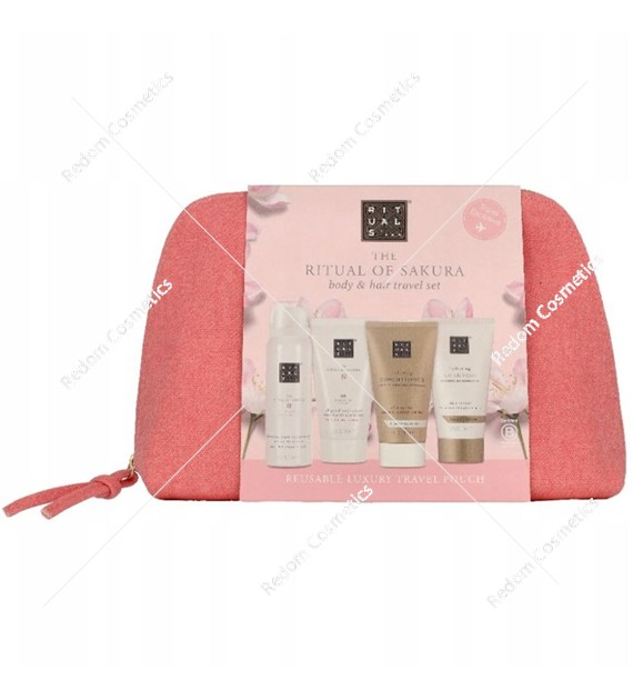 Rituals zestaw Sakura z kosmetyczką 4 - elementy