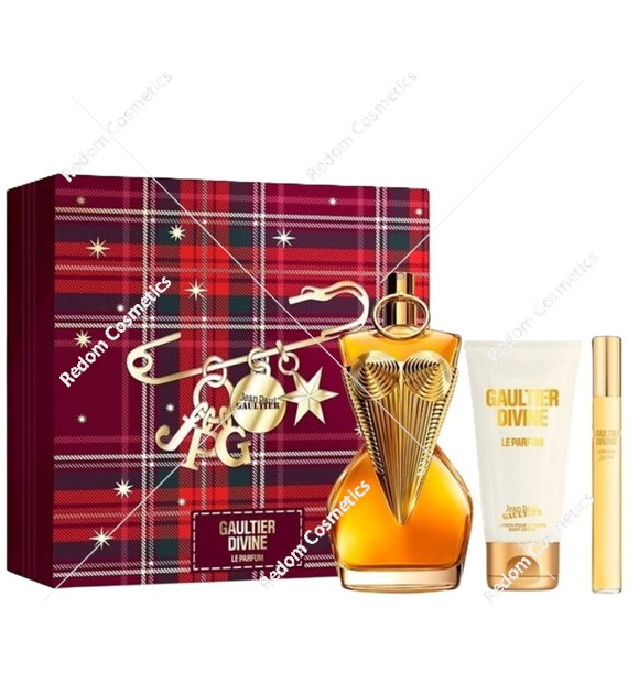 Jean Paul Gaultier Divine Le Parfum woda perfumowana intense dla kobiet 100 ml + woda perfumowana intense 10 ml + balsam do ciała 75 ml