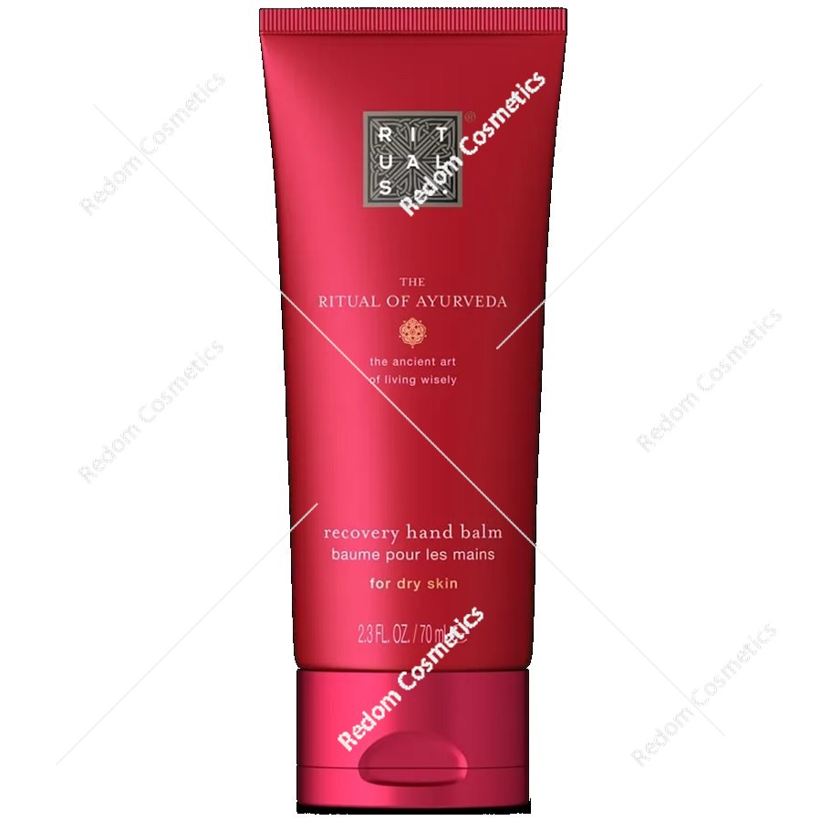 Rituals The Ritual of Ayurveda Krem do rąk róża indyjska i olejek ze słodkich migdałów 70 ml