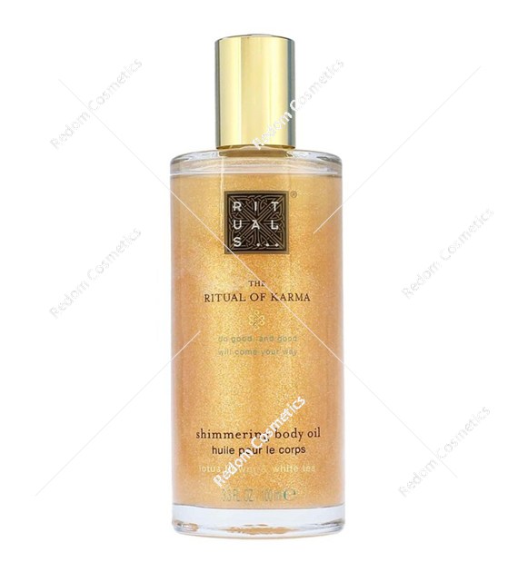 Rituals Ritual of Karma rozświetlająca lśniący olejek do ciała 100 ml