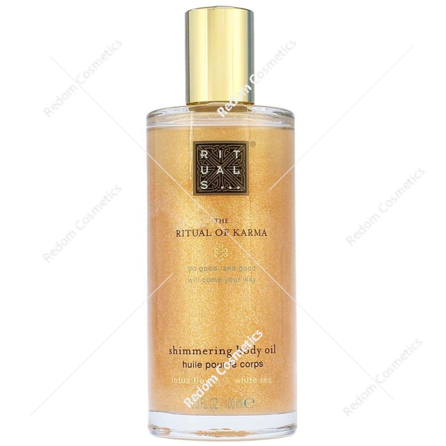 Rituals Ritual of Karma rozświetlająca lśniący olejek do ciała 100 ml