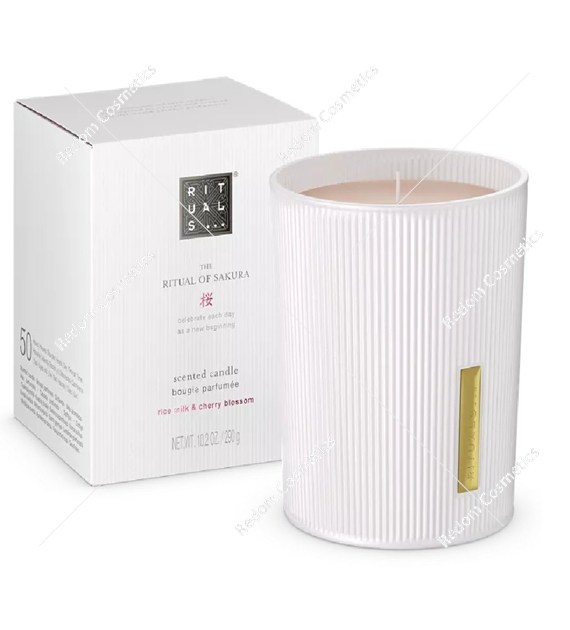 Rituals The Ritual of Sakura świeca zapachowa kwiatu wiśni i mleka ryżowego 290 ml