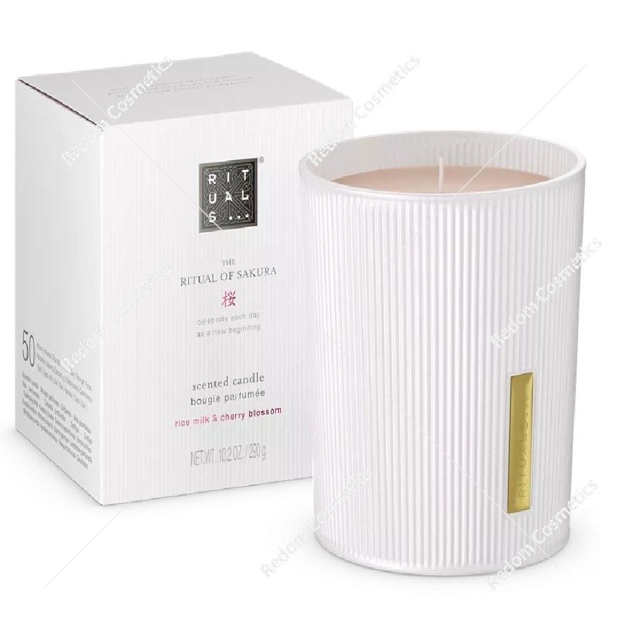 Rituals The Ritual of Sakura świeca zapachowa kwiatu wiśni i mleka ryżowego 290 ml