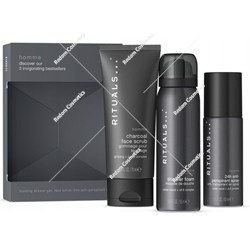 Rituals The Ritual Homme Trial Set zestaw pianka 50ml + antyperspirant 50ml + peeling 70ml