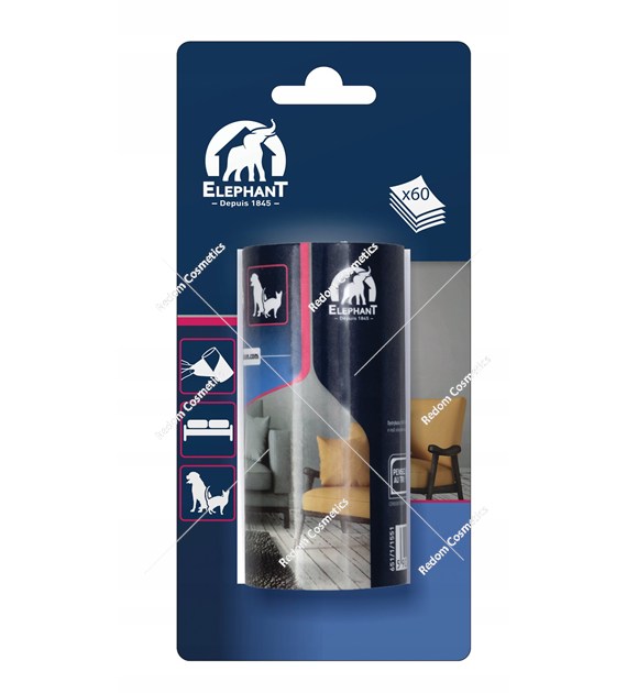 Elephant 415933 zapas wkład do rolki klejącej czyszczącej 60 listków