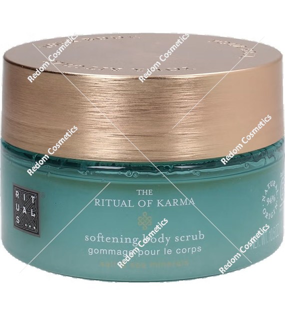 Rituals The Ritual of Karma Peeling do ciała kwiat lotos i biała herbata 250 ml