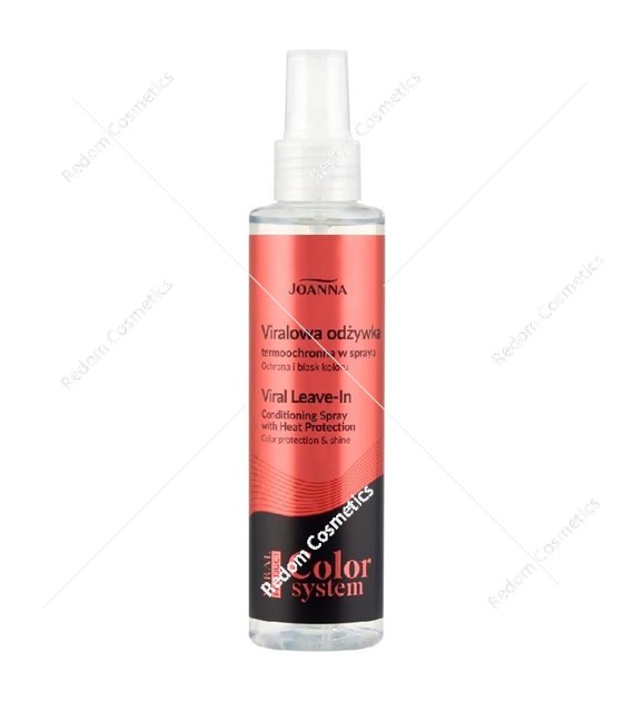Joanna COLOR SYSTEM Viralowa odżywka termoochronna w spray’u do włosów farbowanych 150ml