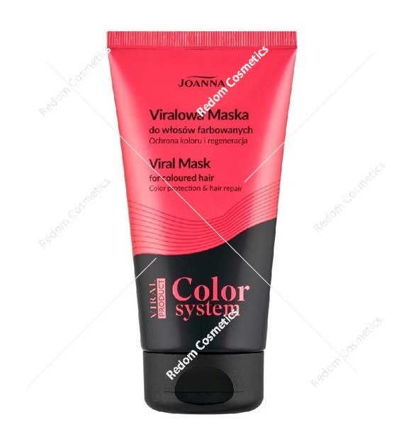 Joanna COLOR SYSTEM Viralowa maska do włosów farbowanych 150g