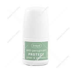 Ziaja antyperspirant w kulce protect greenl&aromatic 60 ml