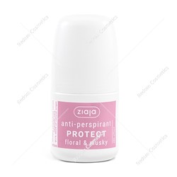 Ziaja antyperspirant w kulce protect floral&musky 60 ml