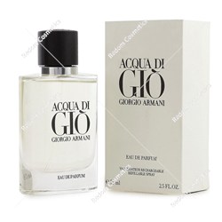 Giorgio Armani Acqua Di Gio Refillable woda perfumowana dla mężczyzn 75 ml