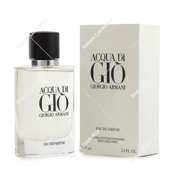 Giorgio Armani Acqua Di Gio Refillable woda perfumowana dla mężczyzn 75 ml