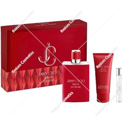 Jimmy Choo Man Extreme woda toaletowa dla mężczyzn 100 ml + woda toaletowa 7,5 ml + zel pod prysznic 100 ml