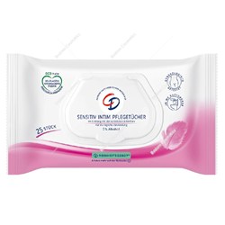 CD chusteczki do pielęgnacji intymnej, Sensitiv 25szt.