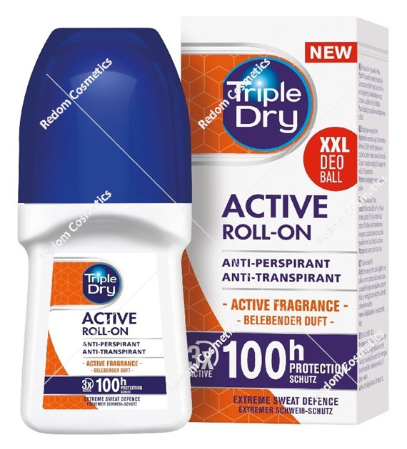 Triple Dry Active 100h antyperspirant roll-on 50 ml