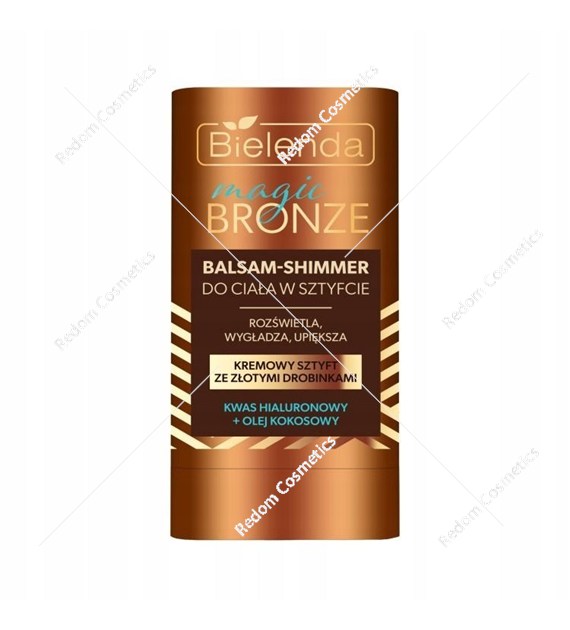 Bielenda Magic bronze Balsam - shimmer do ciała w sztyfcie