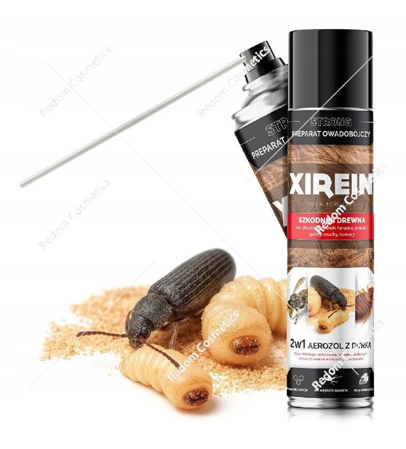 Strong XIREIN aerozol szkodniki drewna, osy, pluskwy, mrówki faraona, prusaki, pchły, muchy, komary