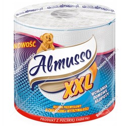 ALMUSSO XXL ręcznik papierowy Biały 80 m - 2 warstwowy