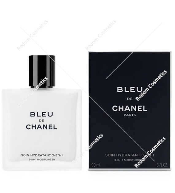 Chanel Bleu de Chanel krem nawilżający 3w1 dla mężczyzn 90 ml