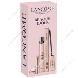 Lancome Idôle woda perfumowana dla kobiet 10 ml + Lash Idôle Flutter Extension Mascara 01 - 8.5ml + Lip Idôle Butterglow pomadka mini 3g