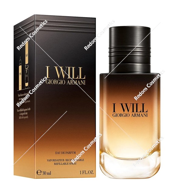 Giorgio Armani I Will refillable woda perfumowana dla mężczyzn 30 ml