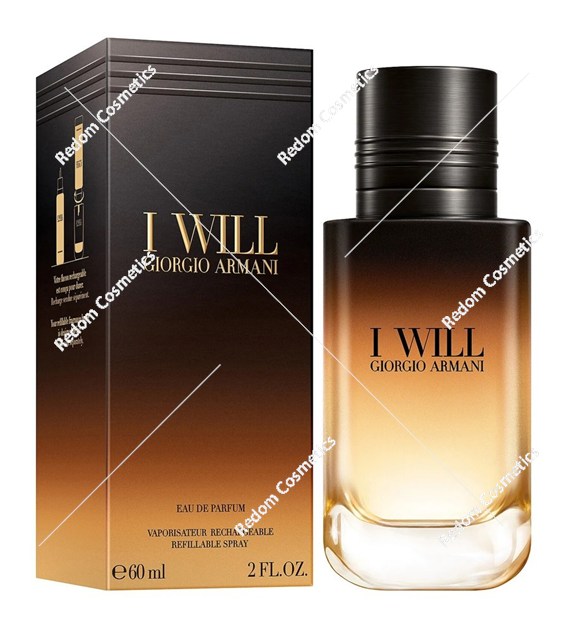 Giorgio Armani I Will refillable woda perfumowana dla mężczyzn 60 ml