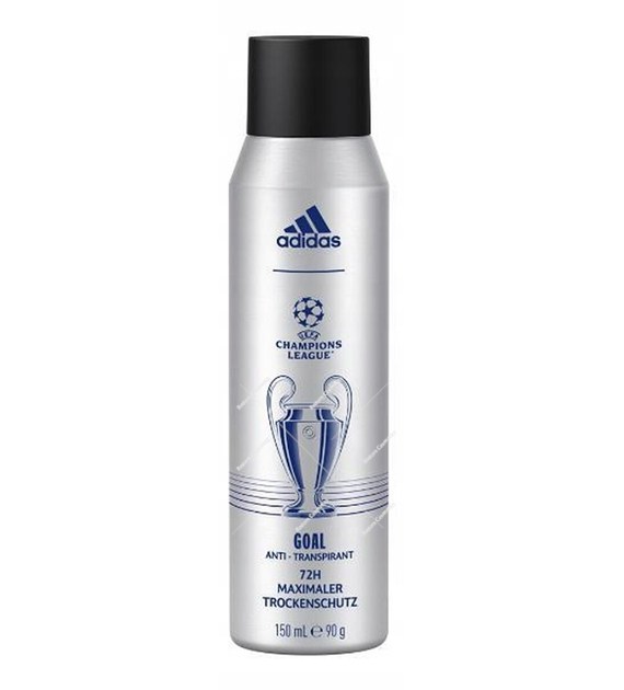 Adidas Champions League Antyperspirant w sprayu UEFA Silver 150 ml