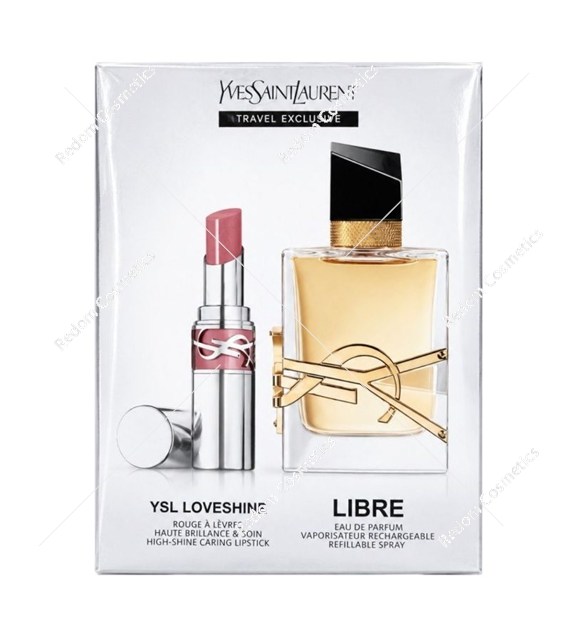 Yves Saint Laurent Libre woda perfumowana dla kobiet 50 ml + Love Shine Lipstick 3.2g