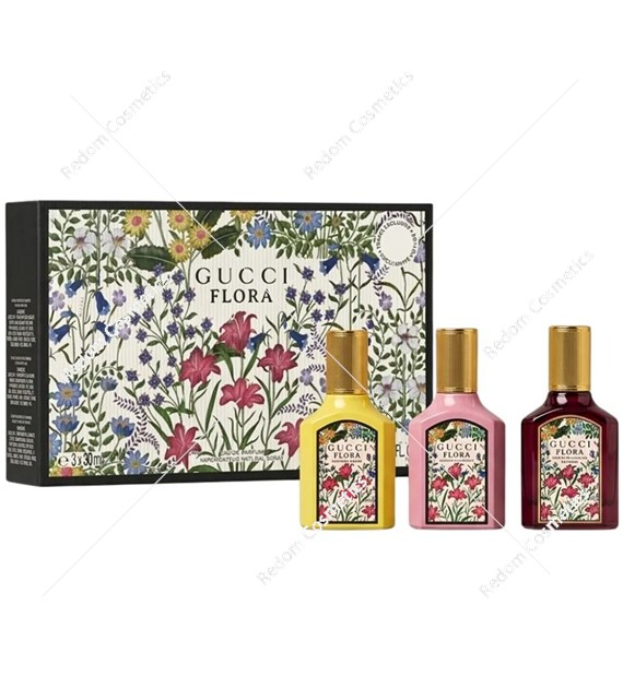 Gucci Flora Gift Set Fragrances zestaw dla kobiet 3 X 30 ml