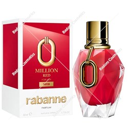 Rabanne Million Red for her Parfum dla kobiet 50 ml