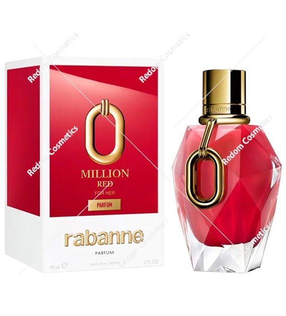 Rabanne Million Red for her Parfum dla kobiet 90 ml