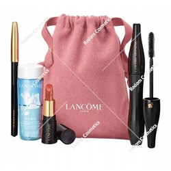 LANCOME zestaw - Mascara HYPNOSE - Labsolu Rouge - Bi-Facil - Black Pencil