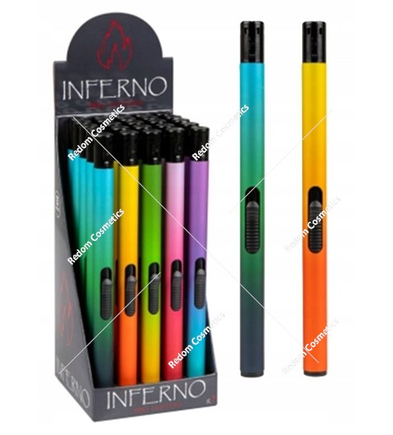 Inferno R7 zapalarka zapalniczka do gazu, zniczy, świec podłużna 21 cm