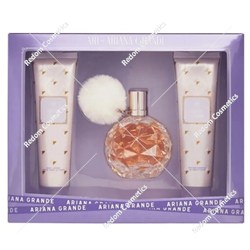 Ariana Grande Ari woda perfumowana dla kobiet 100 ml + balsam do ciała 100 ml + żel pod prysznic 100 ml