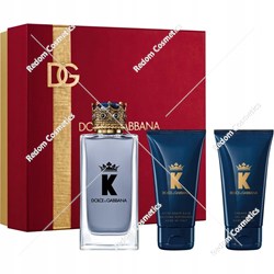 Dolce & Gabbana K by Dolce & Gabbana woda toaletowa dla mężczyzn 100 ml + balsam po goleniu 50 ml + żel pod prysznic 50 ml