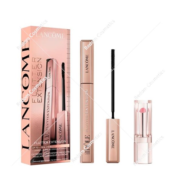 Lancôme Idole Flutter Extension tusz do rzęs czarny 8.5 ml - 0.16 fl.oz.+ pomadka 0,8 g