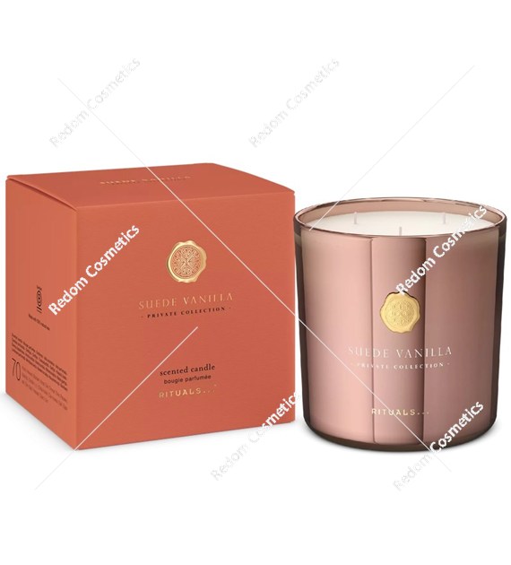 Rituals Suede Vanilla Private Collection świeca zapachowa 360g